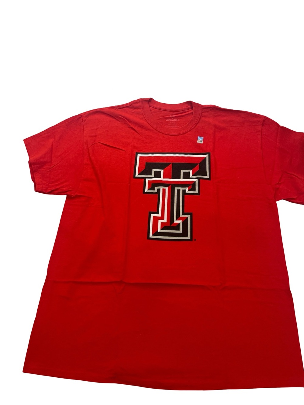 Texas‎ Tech Red Raiders Double T Logo Red T-Shirt Men’s XL NCAA College Sports
